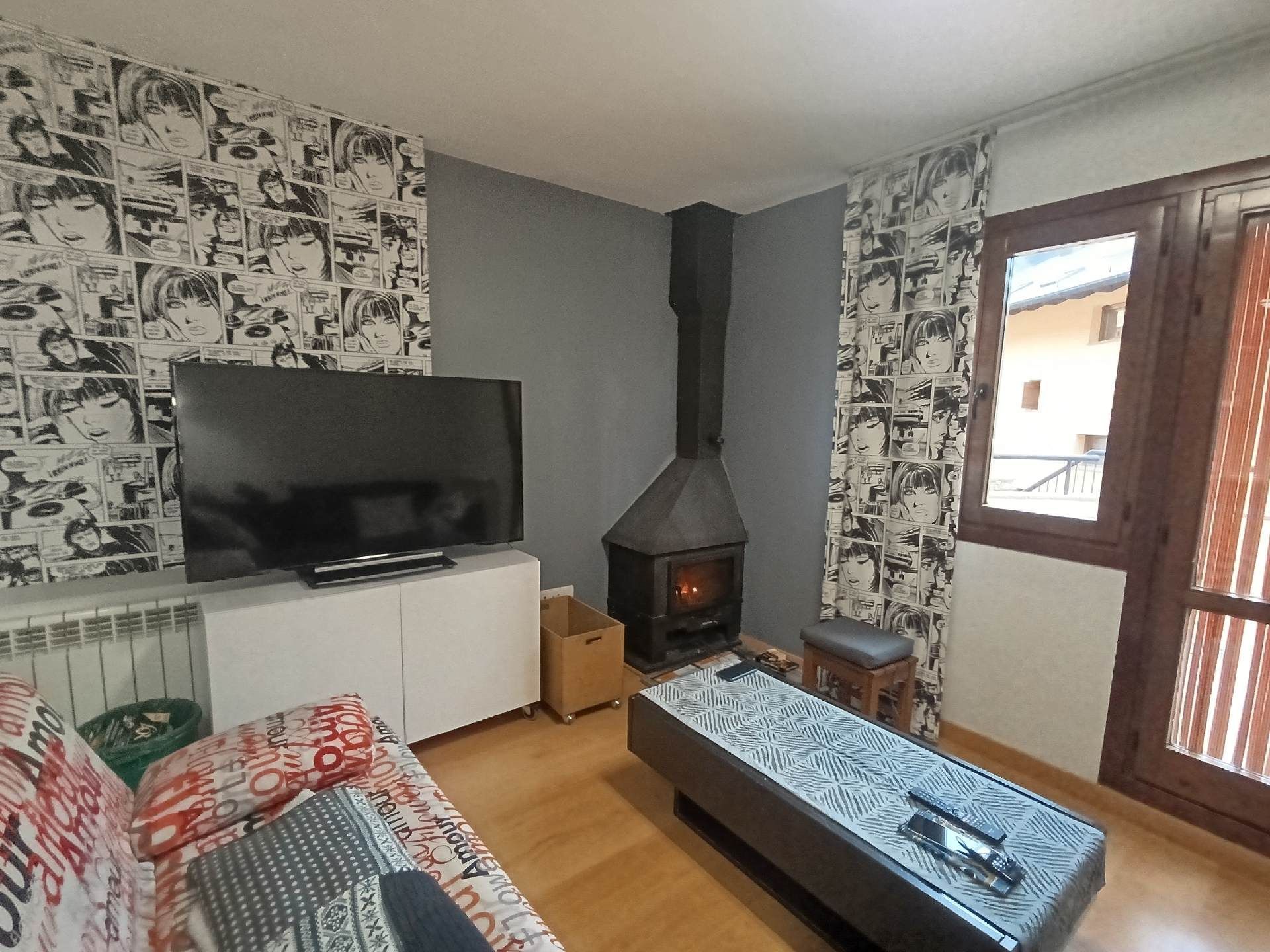 Living room of Flat for sale in Castejón de Sos  with Heating, Terrace and Storage room