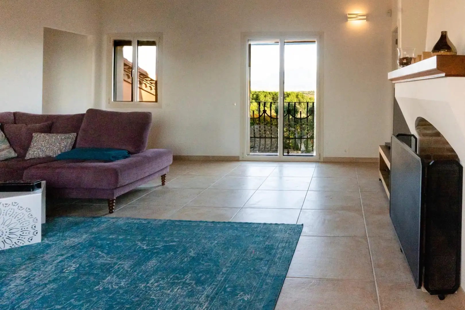 Sala d'estar de Finca rústica en venda en Falset amb Calefacció, Jardí privat i Terrassa