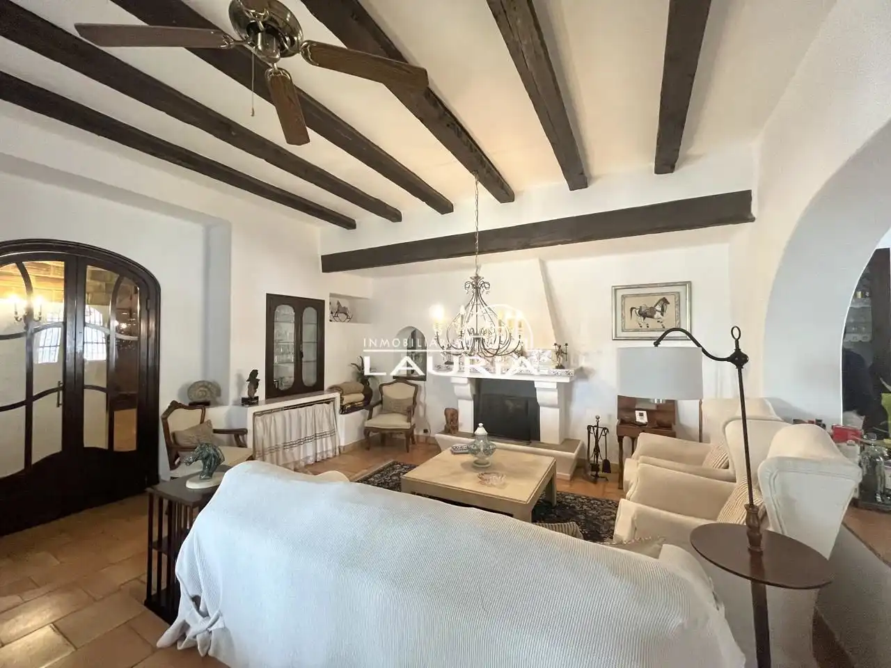 Sala de estar de Casa o chalet en venta en San Antonio de Benagéber con Aire acondicionado, Calefacción y Jardín privado