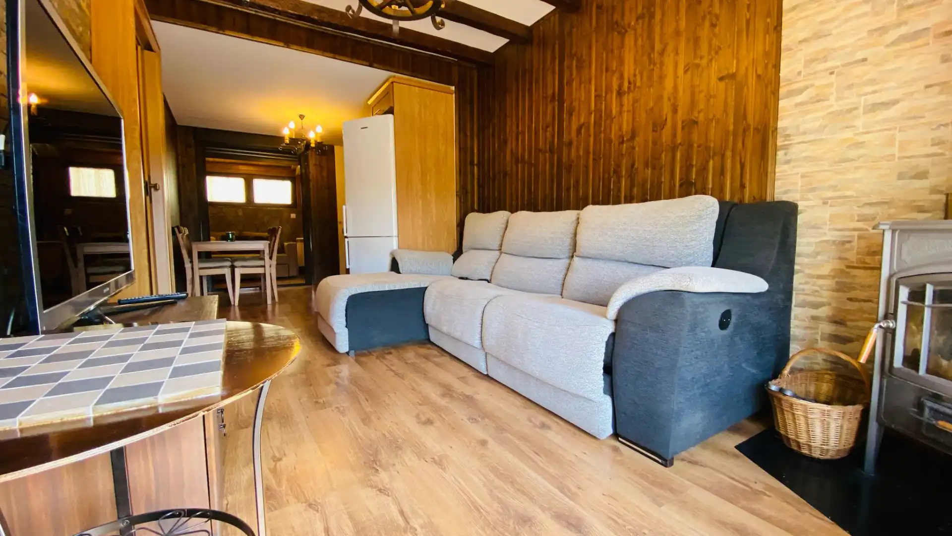 Sala de estar de Casa o chalet en venta en Valdelinares con Trastero, Amueblado y Balcón