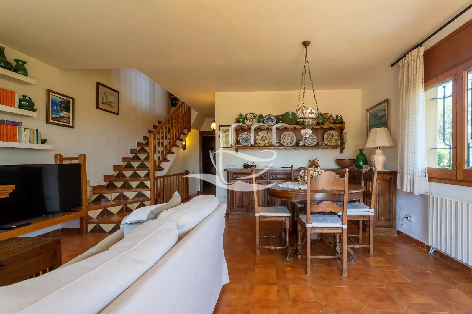 Dining room of Detached homes for sale in Palafrugell  with Air Conditioner, Heating and Storage room