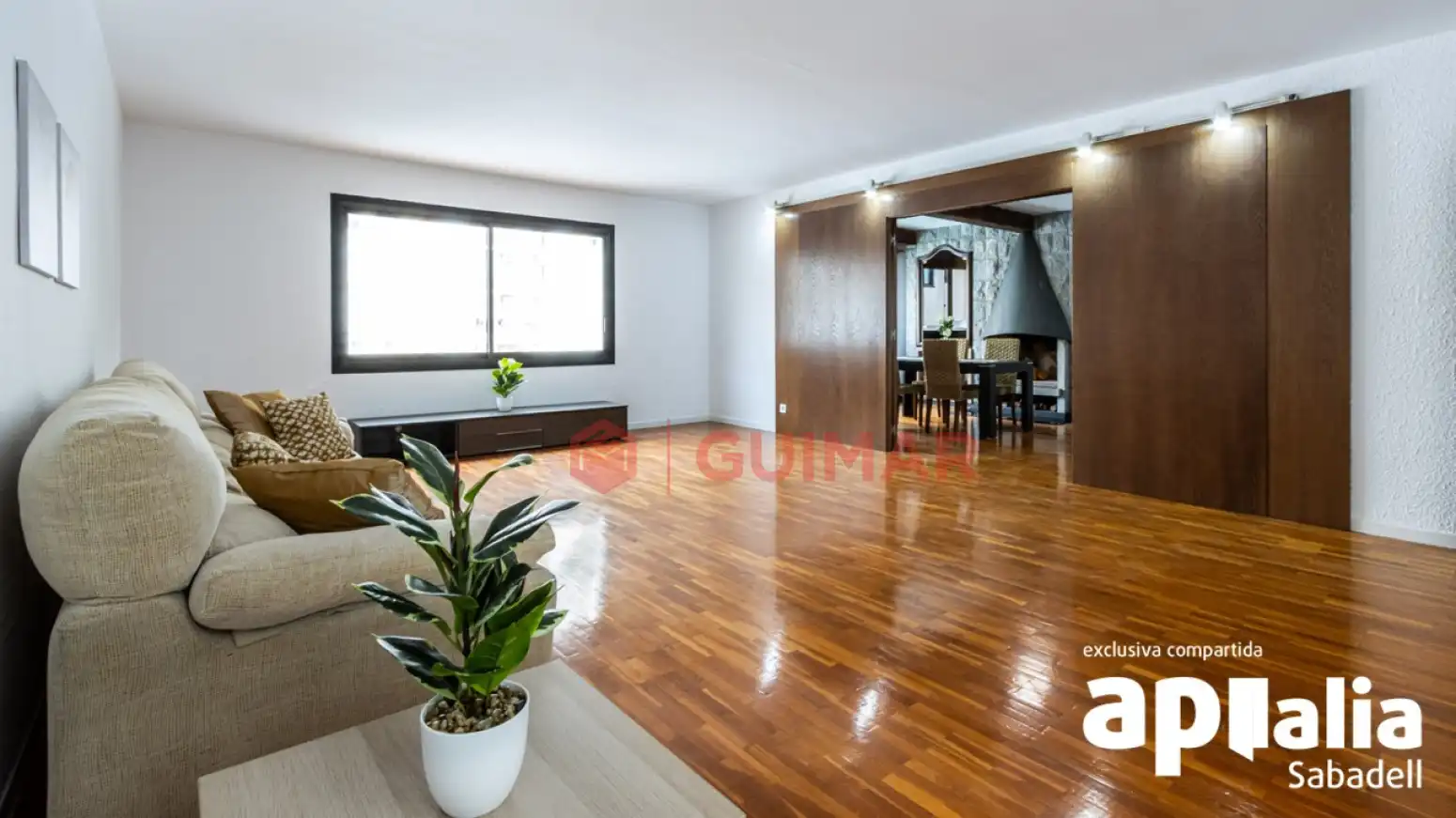 Living room of Flat for sale in Sabadell  with Air Conditioner, Heating and Private garden