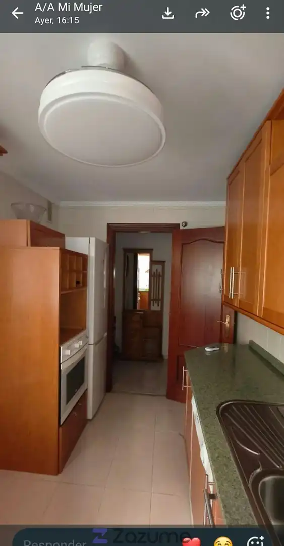 Kitchen of Flat for rent in Mairena del Aljarafe  with Air Conditioner, Furnished and Oven
