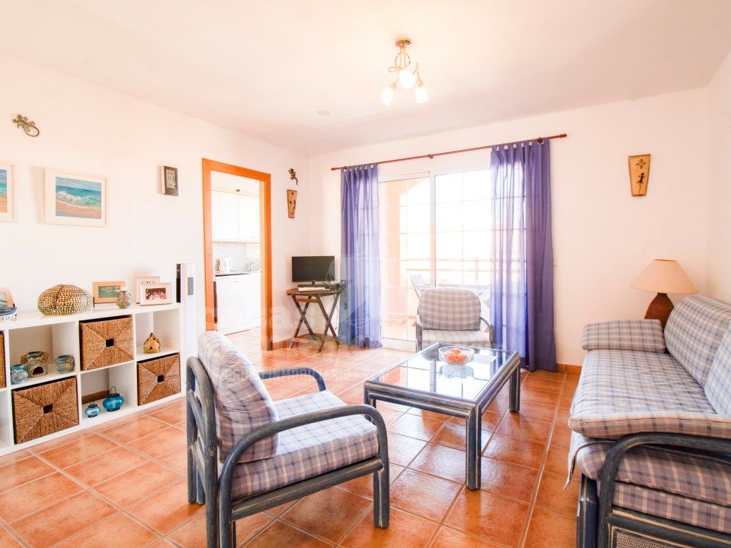 Living room of Flat for sale in Es Castell  with Terrace, Swimming Pool and Community pool