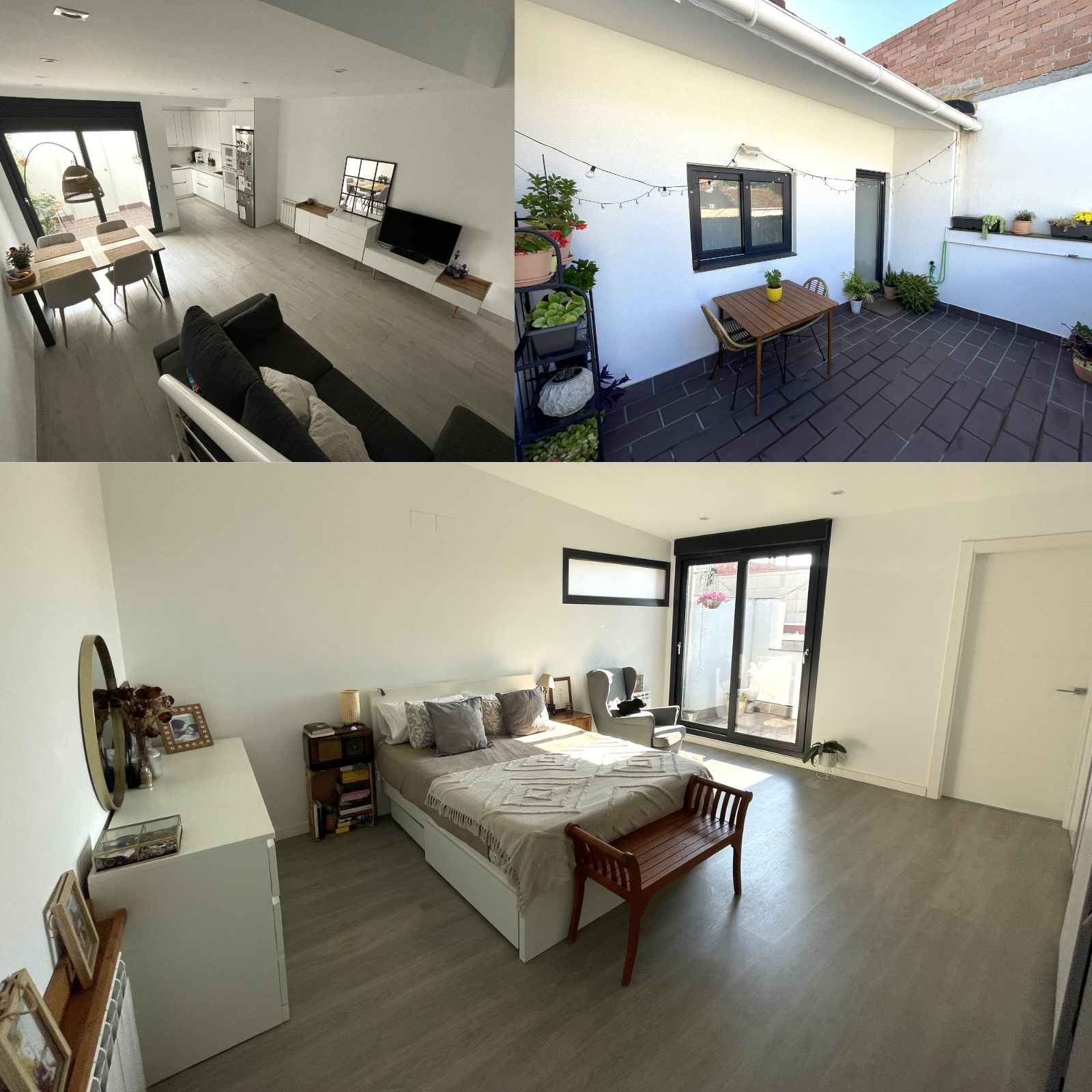 Habitación de Casa adosada en venta en Terrassa con Calefacción y Terraza