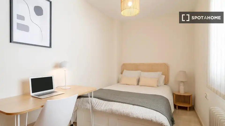 Bedroom of Flat for share in Alicante / Alacant  with Air Conditioner, Heating and Furnished