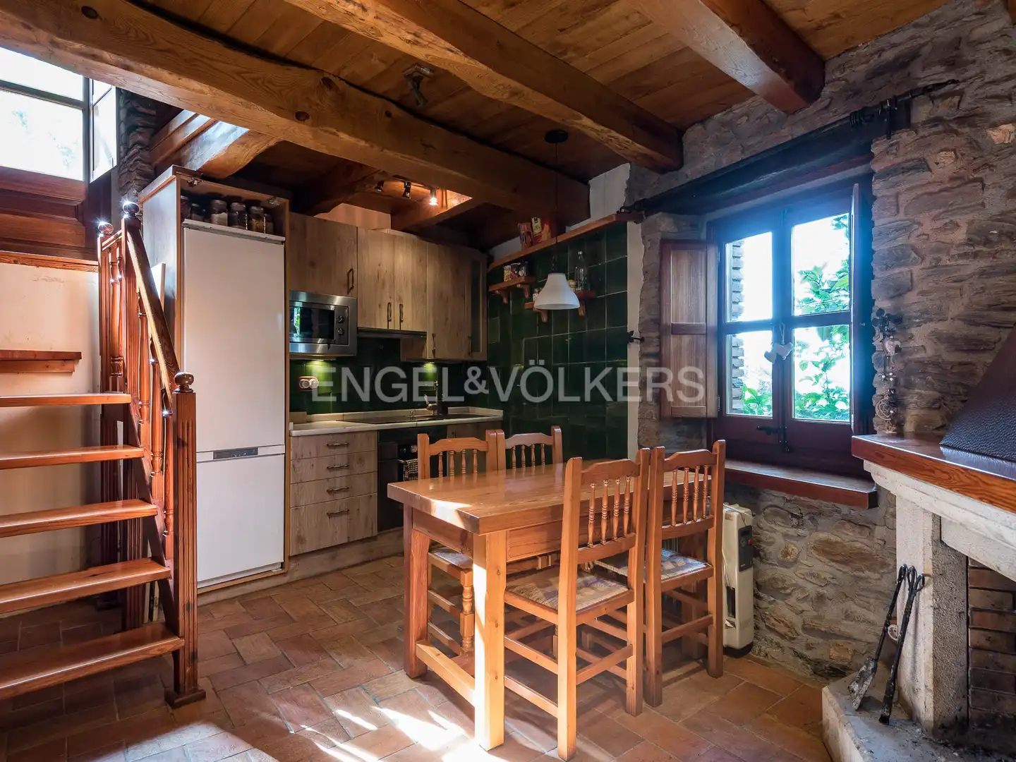 Cocina de Finca rústica en venta en Fogars de Montclús con Calefacción, Jardín privado y Trastero