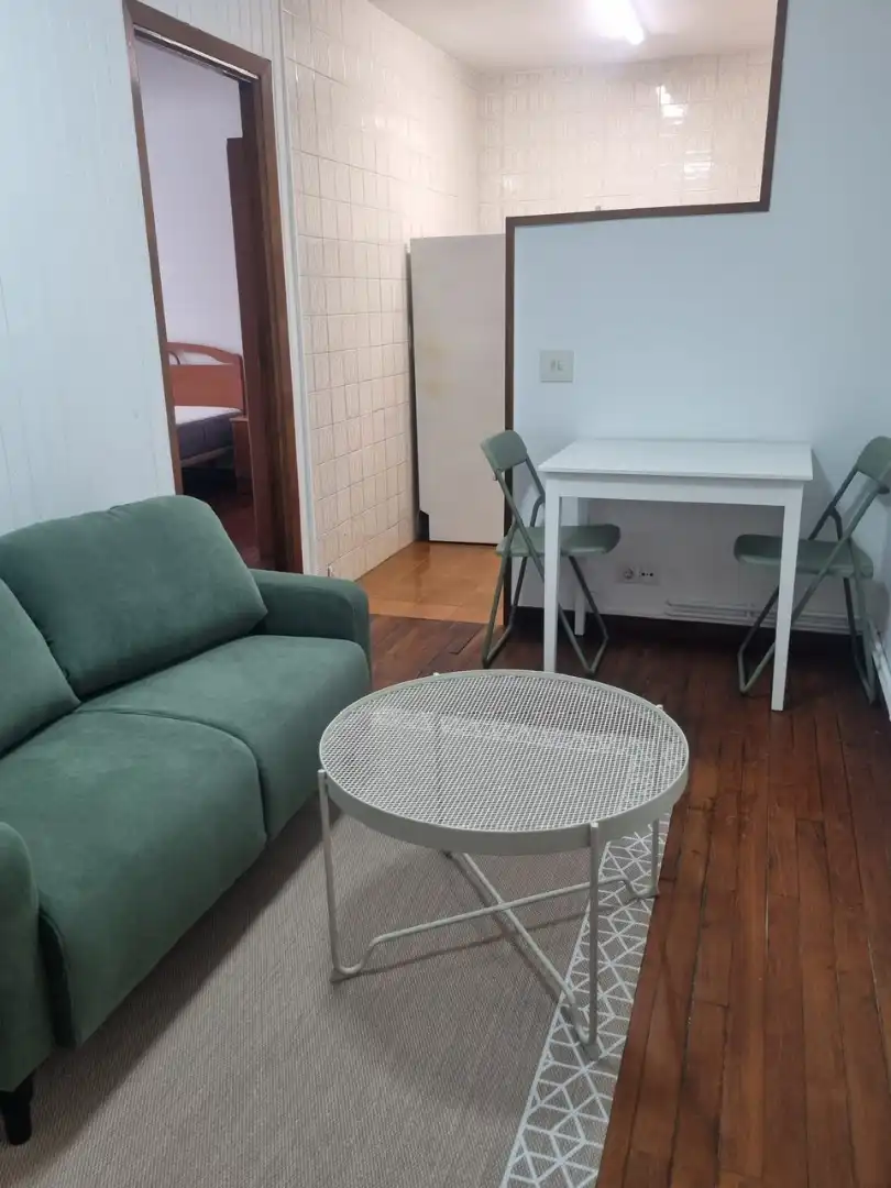 Living room of Apartments for rent in Santiago de Compostela   with Heating, Parquet flooring and Furnished