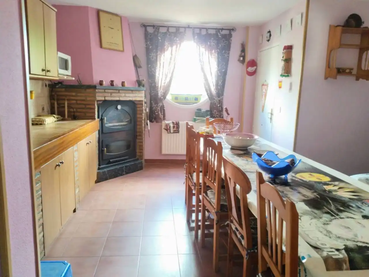 Cuina de Casa o xalet en venda en Villariezo amb Calefacció, Jardí privat i Parquet