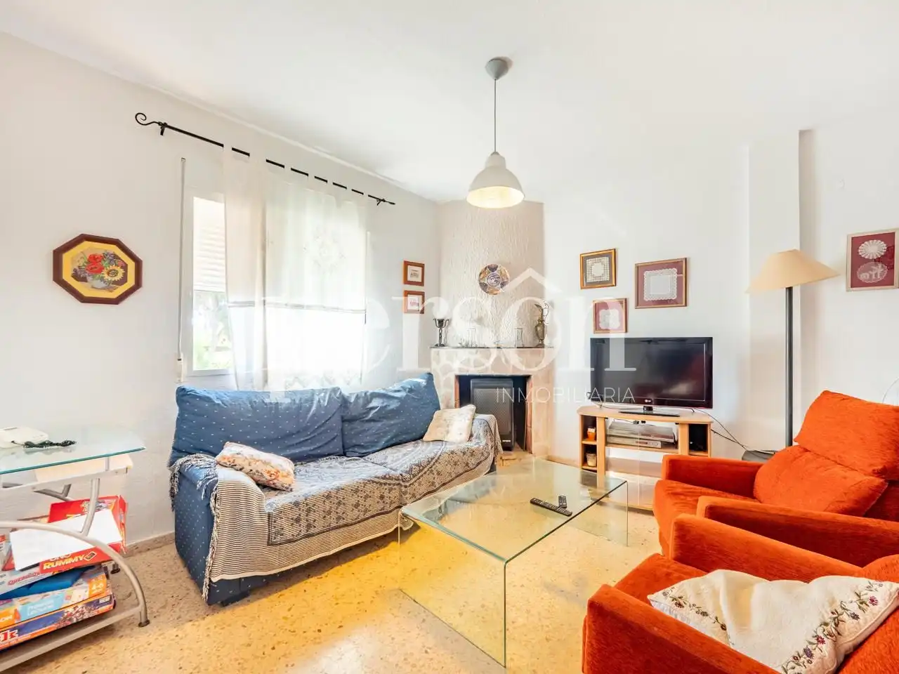 Living room of Houses for sale in Bétera  with Private garden, Terrace and Swimming Pool