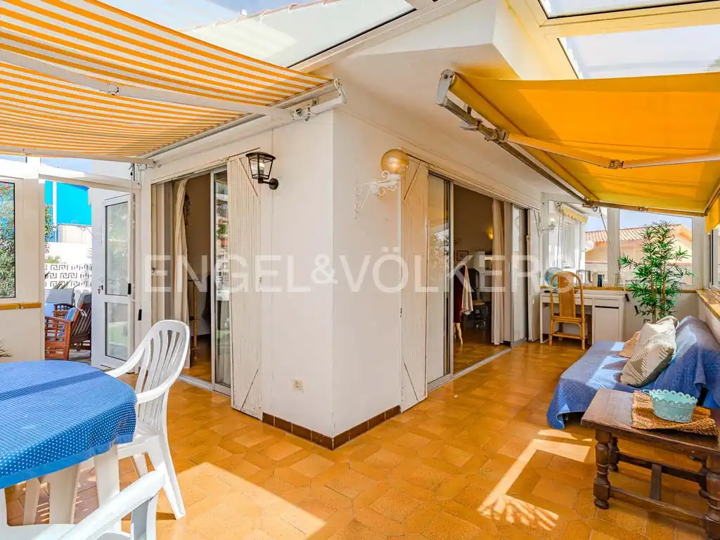 Terraza de Casa o chalet en venta en Adeje con Terraza, Amueblado y Jacuzzi