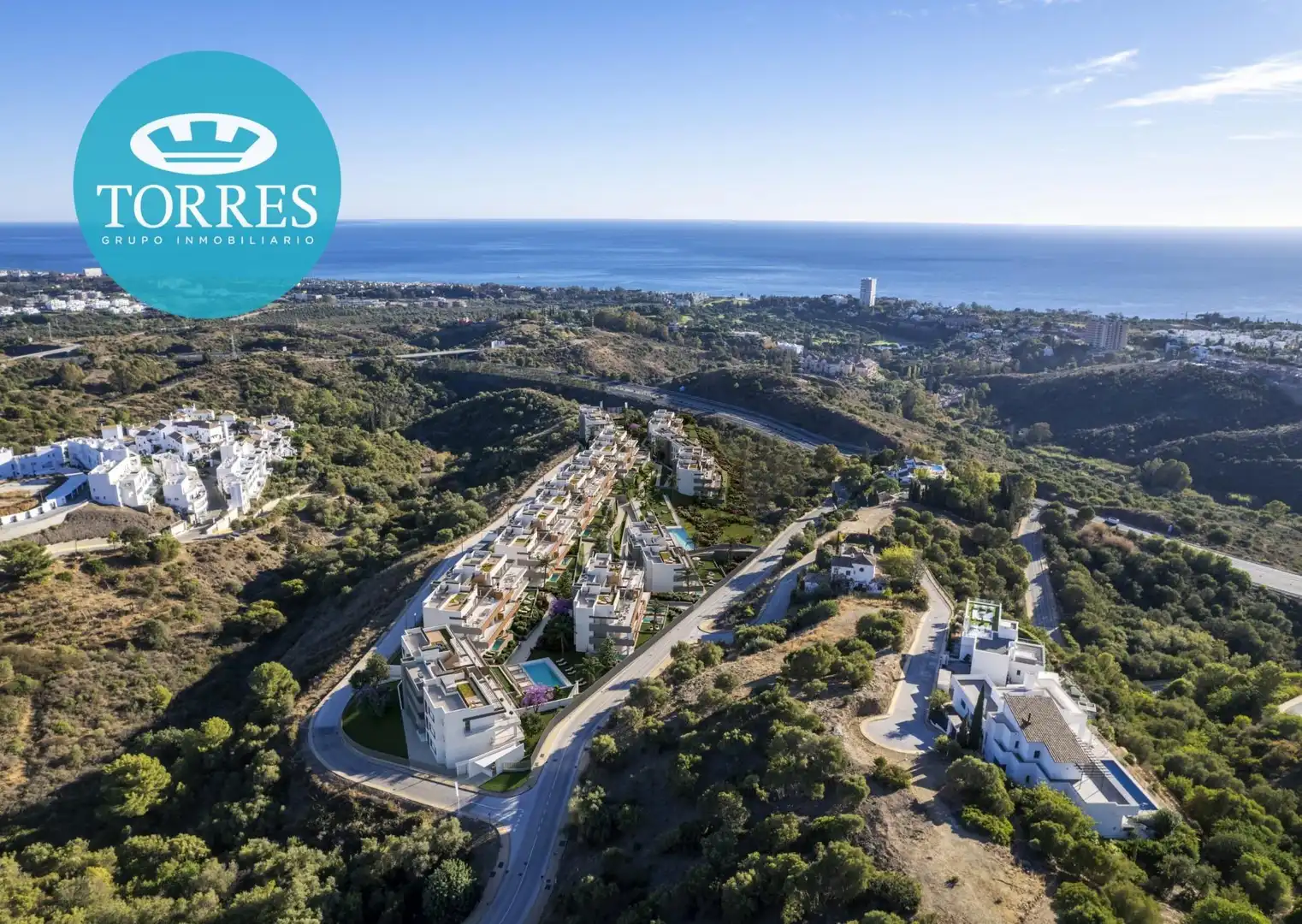 Exterior view of Flat for sale in Marbella  with Air Conditioner, Private garden and Terrace