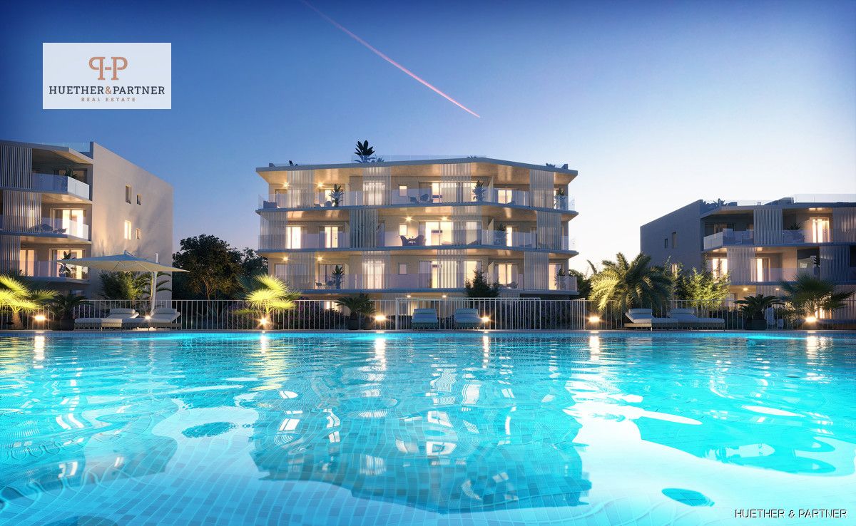 Swimming pool of Attic for sale in Santanyí  with Air Conditioner