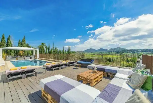Terrasse von Haus oder Chalet zum Verkauf in Alcúdia mit Klimaanlage, Heizung und Privatgarten
