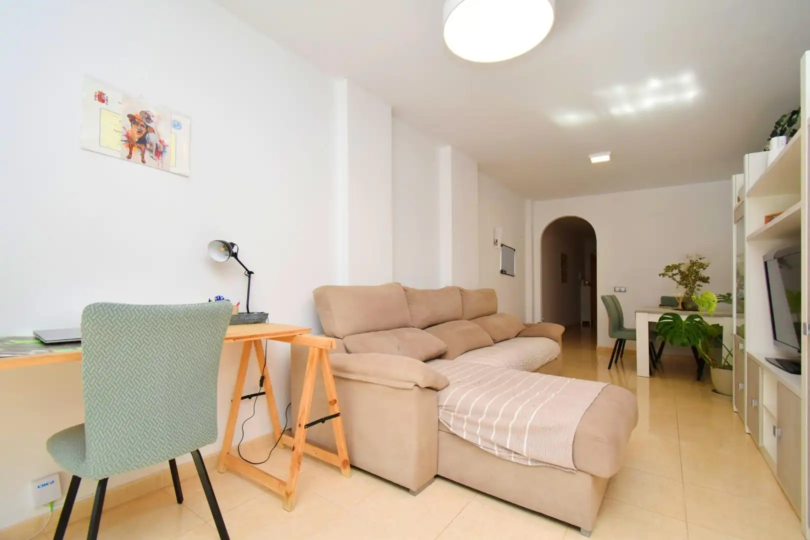 Wohnzimmer von Wohnung zum Verkauf in Vícar mit Terrasse, Möbliert und Gemeinschaftspool