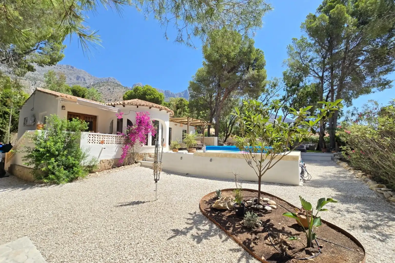 Vista exterior de Casa o chalet de alquiler en Altea con Aire acondicionado, Calefacción y Terraza