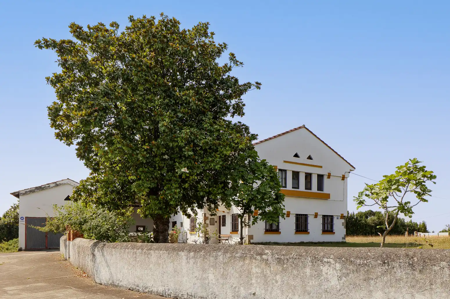 Exterior view of Houses for sale in Gijón   with Private garden