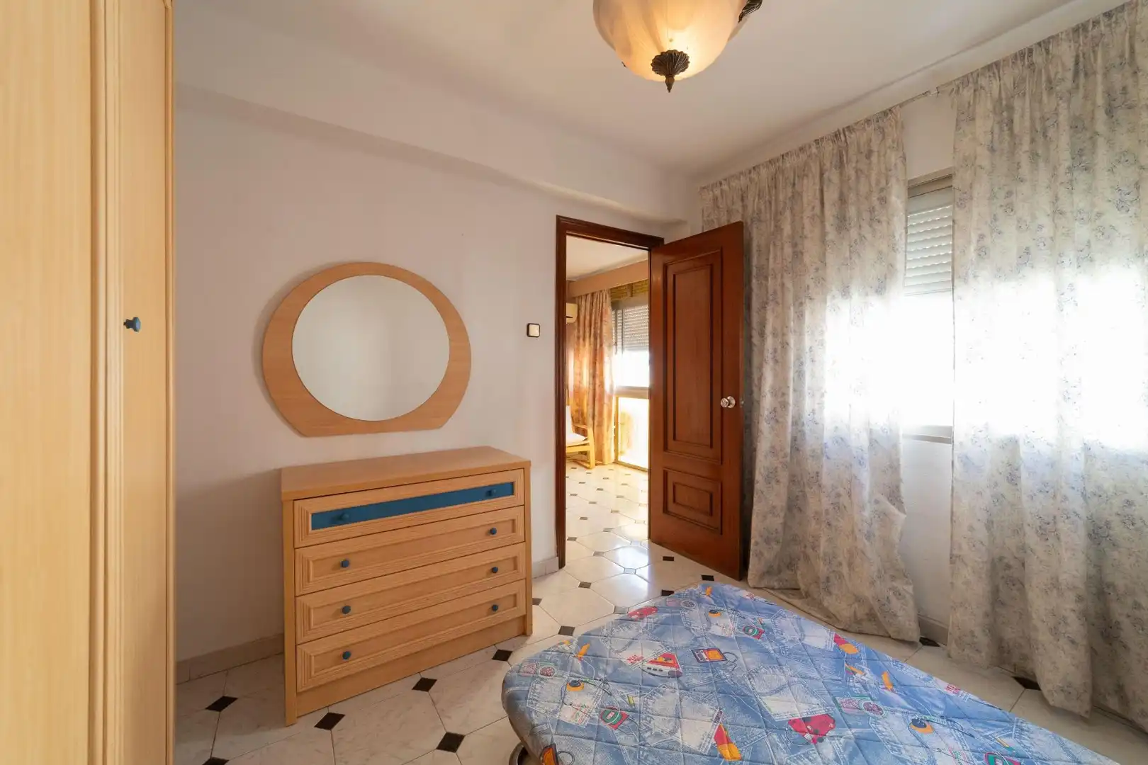 Bedroom of Flat for sale in Málaga  with Furnished