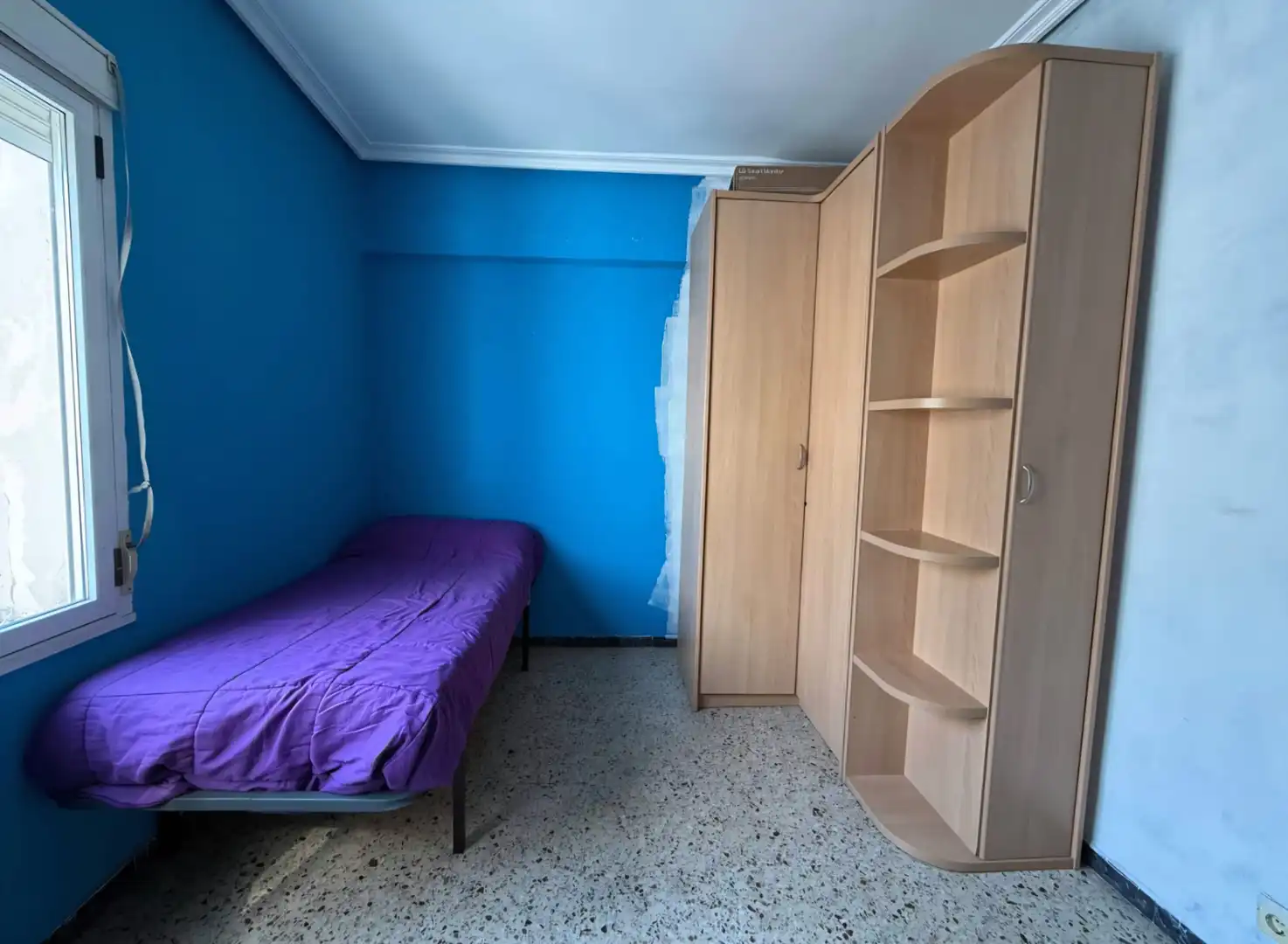 Bedroom of Flat for sale in  Logroño  with Heating and Furnished