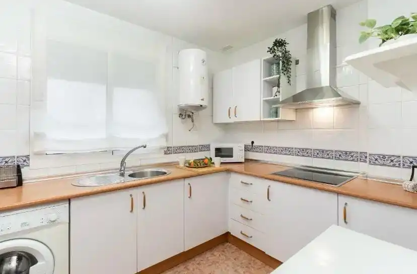 Kitchen of Flat for rent in Torremolinos  with Air Conditioner, Furnished and Balcony