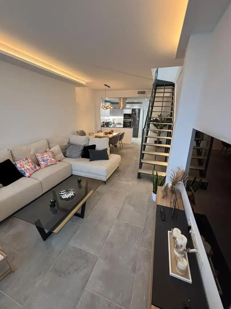 Living room of Apartments for rent in Villajoyosa / La Vila Joiosa  with Air Conditioner, Heating and Terrace
