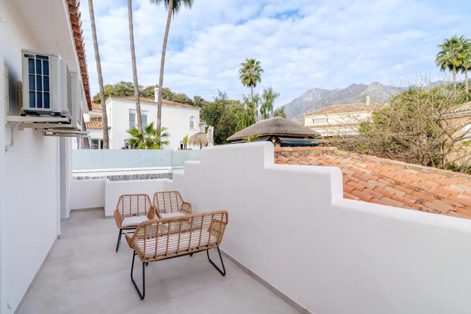 Terraza de Casa o chalet en venta en Marbella con Aire acondicionado, Jardín privado y Terraza