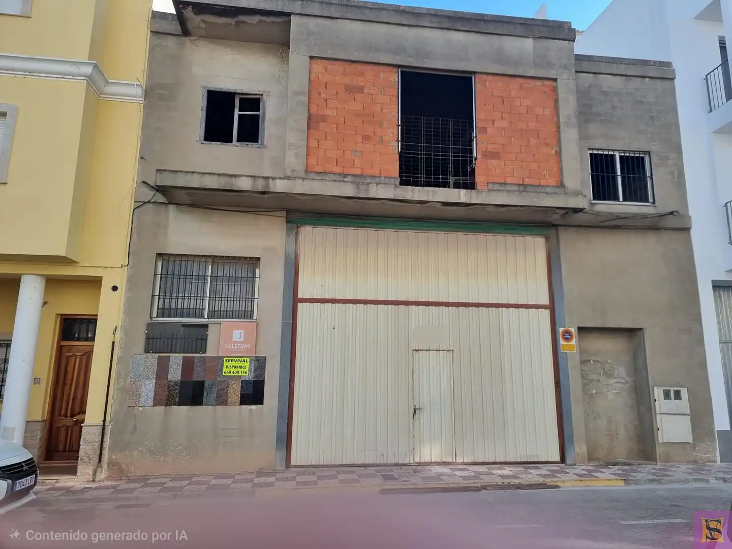 Exterior view of Industrial buildings for sale in Almussafes