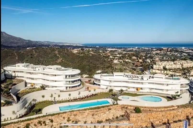 Exterior view of Apartments for rent in Benahavís  with Air Conditioner, Terrace and Swimming Pool