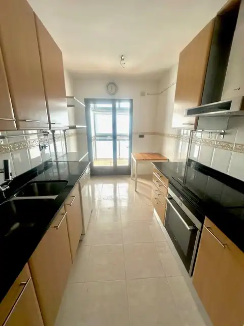 Cuina de Pis de lloguer en Barcelona amb Calefacció, Parquet i Terrassa