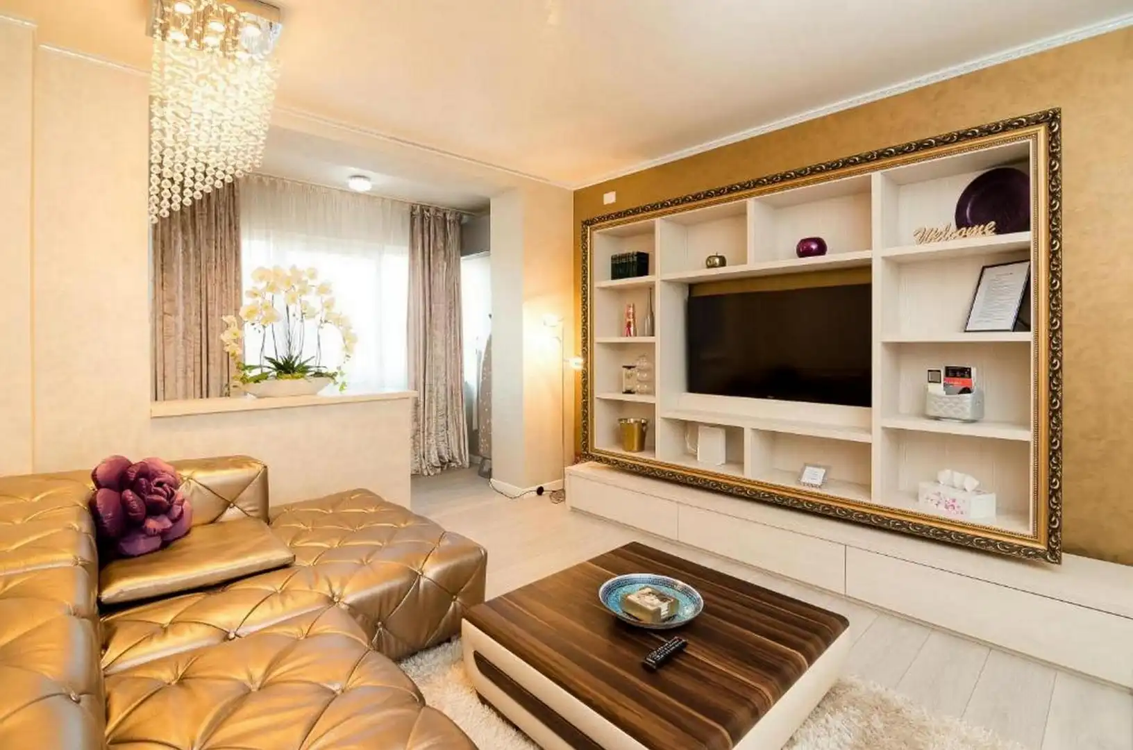 Living room of Apartments for rent in  Barcelona Capital  with Air Conditioner, Heating and Private garden