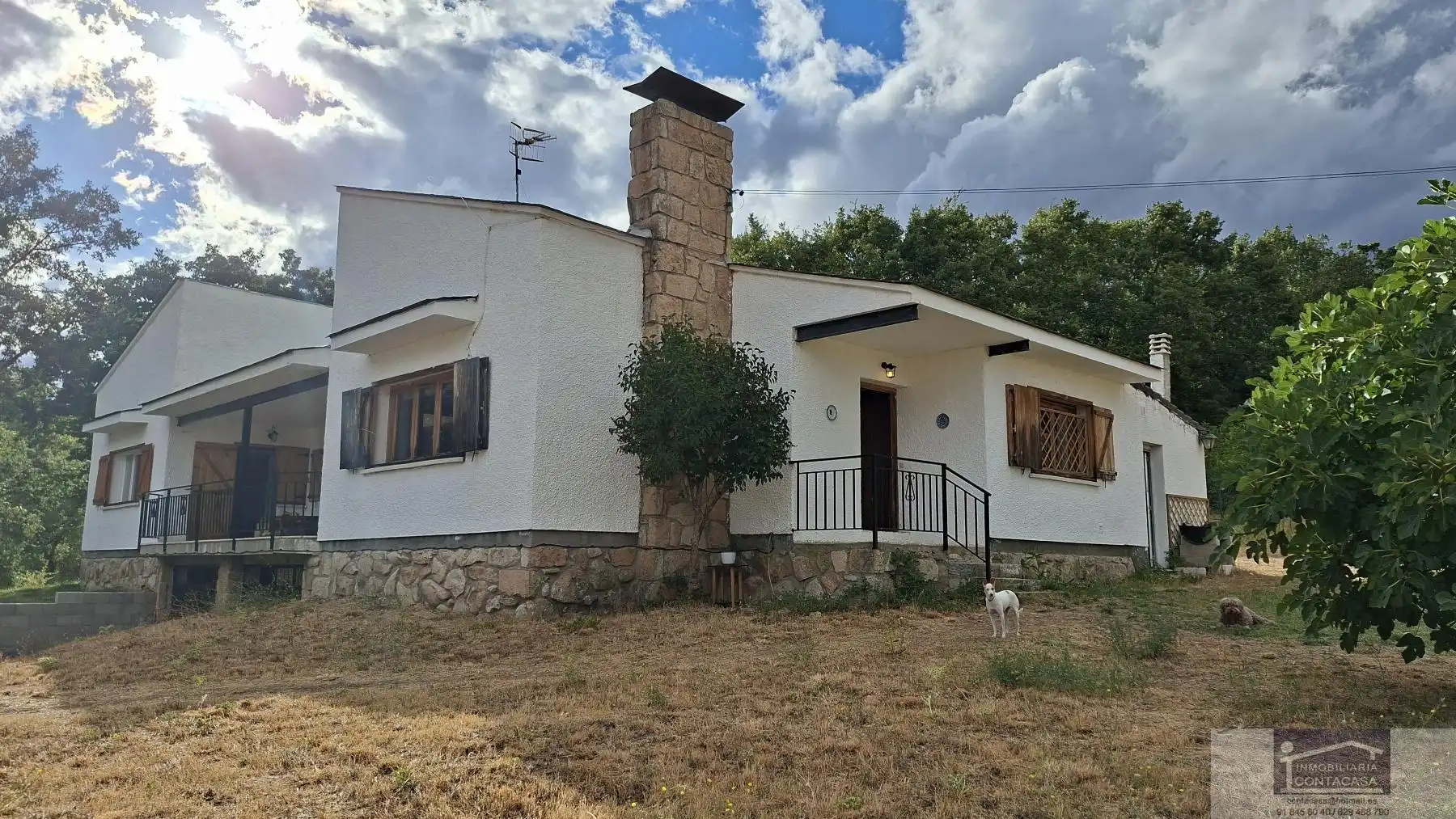 Vista exterior de Finca rústica en venda en Bustarviejo amb Calefacció i Terrassa