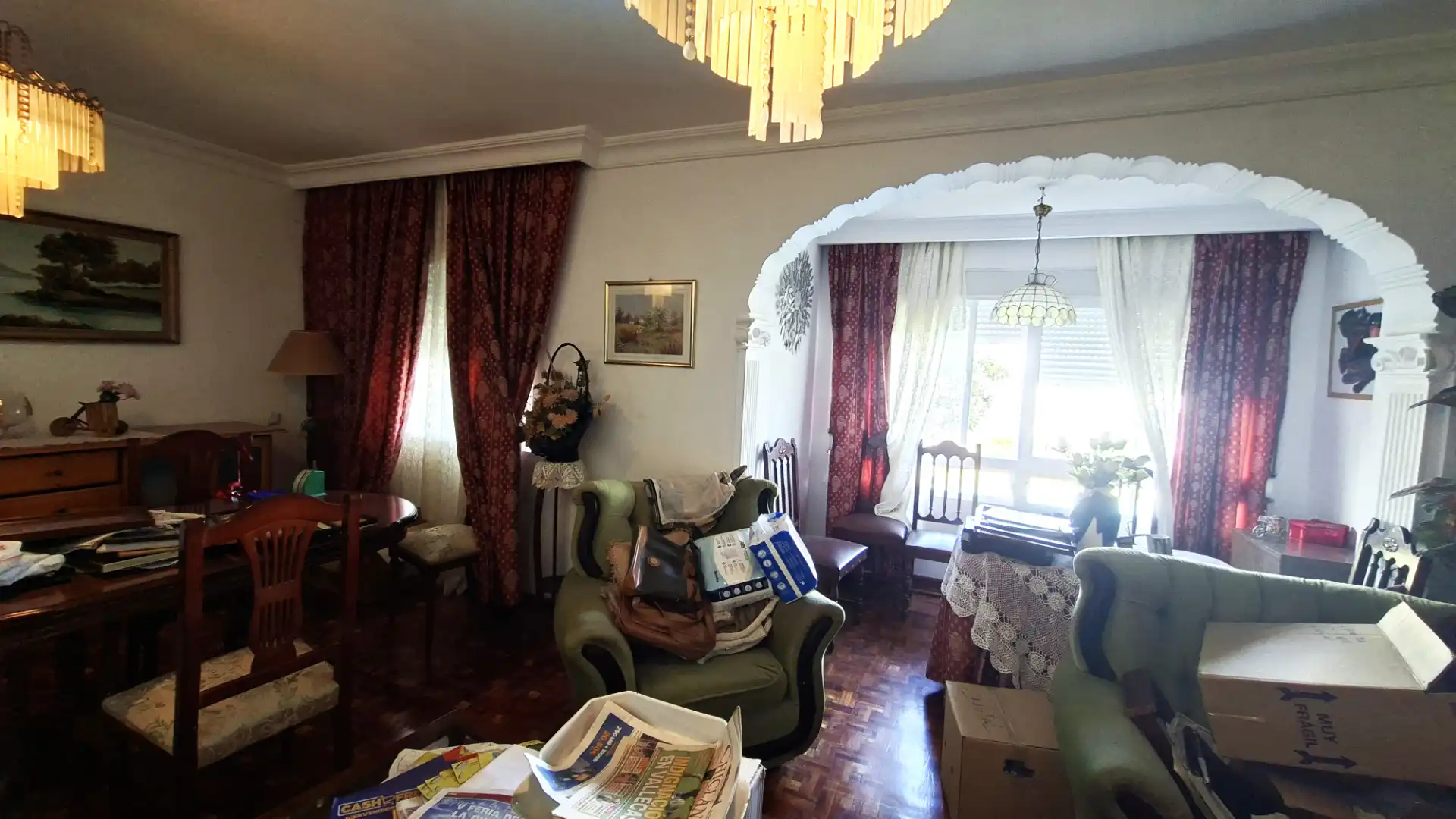 Wohnzimmer von Wohnung zum Verkauf in Chiclana de la Frontera mit Privatgarten und Terrasse