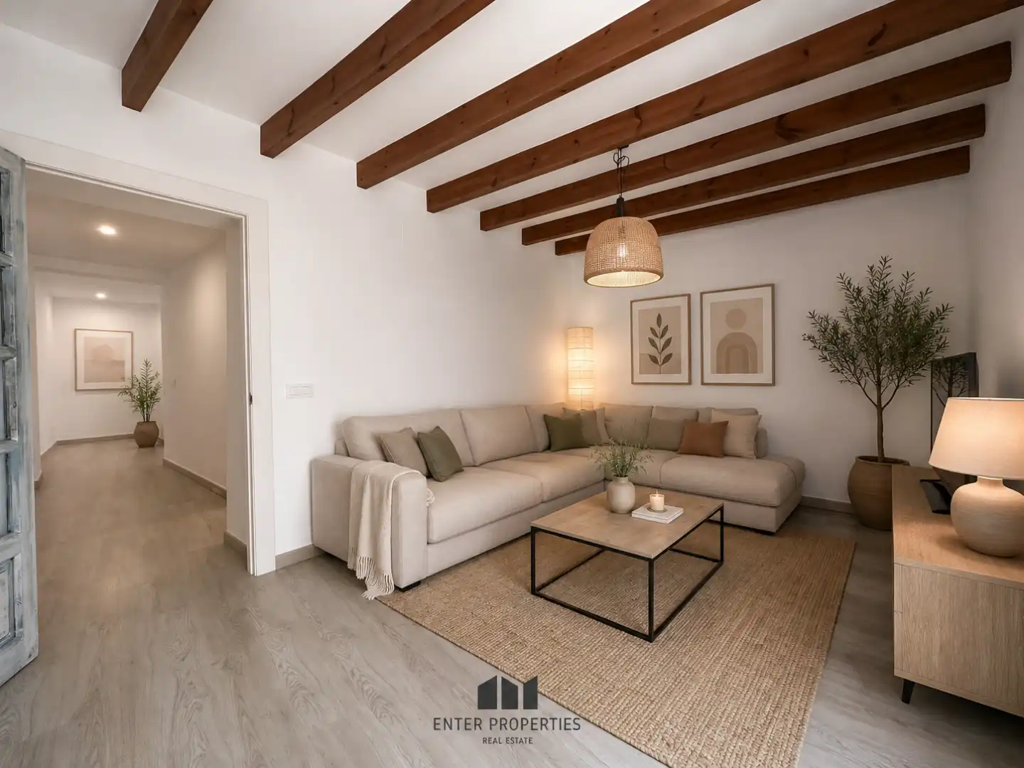 Sala de estar de Finca rústica en venta en Benitachell / El Poble Nou de Benitatxell con Aire acondicionado y Calefacción