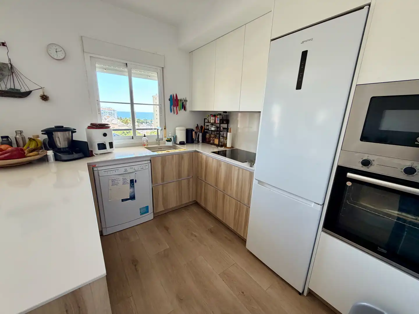 Cocina de Apartamento en venta en Estepona con Aire acondicionado, Terraza y Trastero