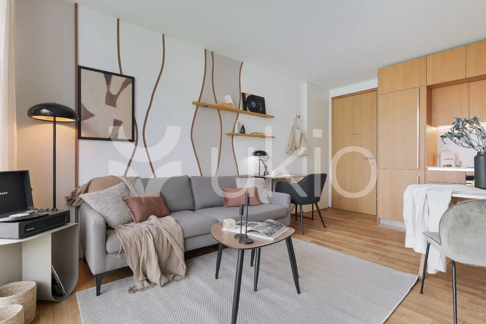 Living room of Apartments for rent in Madrid  with Heating, Swimming Pool and Furnished