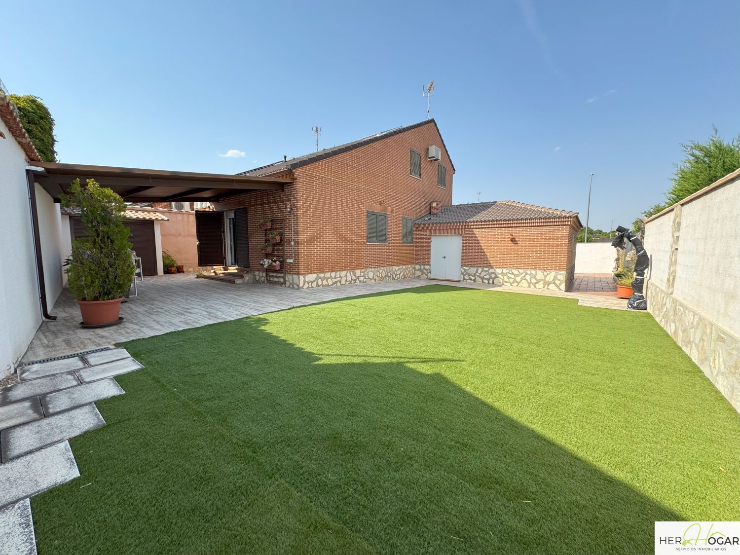 Garden of House or chalet to rent in Olías del Rey  with Air Conditioner and Heating