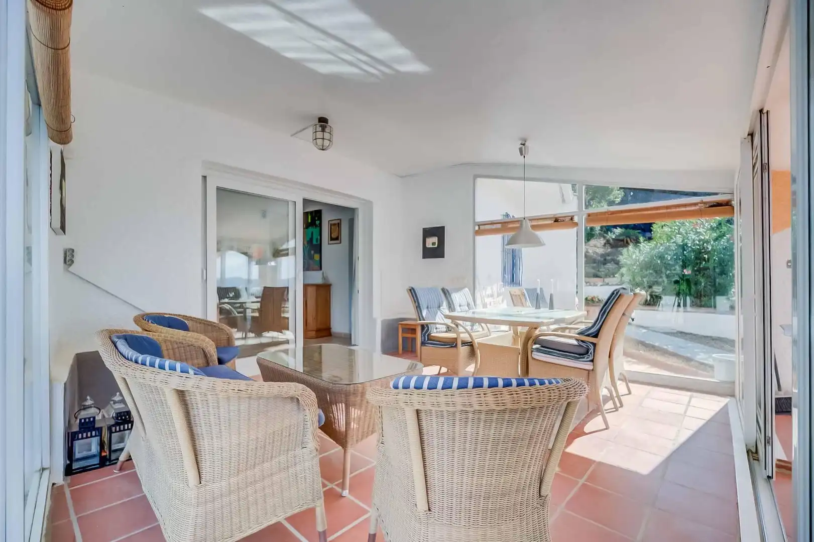 Terrassa de Casa o xalet en venda en Mijas amb Aire condicionat, Jardí privat i Terrassa