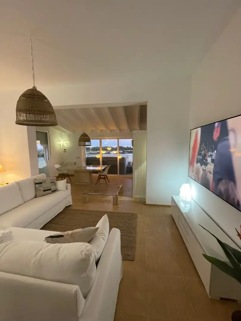 Sala de estar de Casa adosada en venta en Cuevas del Almanzora con Aire acondicionado, Terraza y Amueblado
