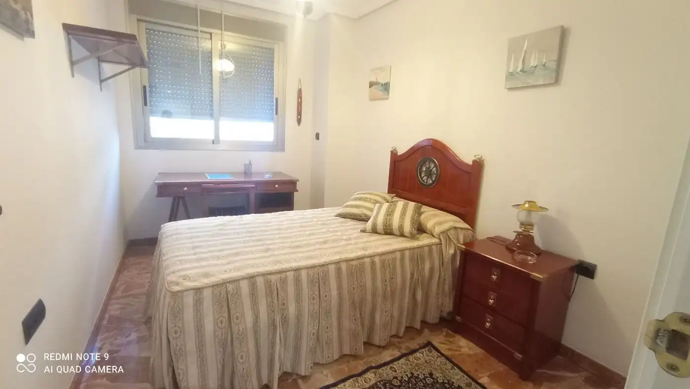 Bedroom of Flat for rent in Alicante / Alacant  with Air Conditioner, Heating and Balcony
