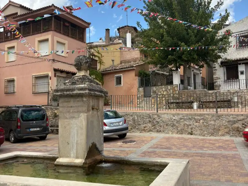 Vista exterior de Piso en venta en Palomera con Balcón