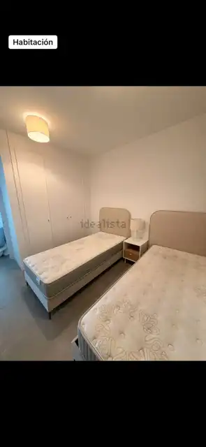 Dormitori de Dúplex de lloguer en Mijas amb Aire condicionat, Jardí privat i Terrassa