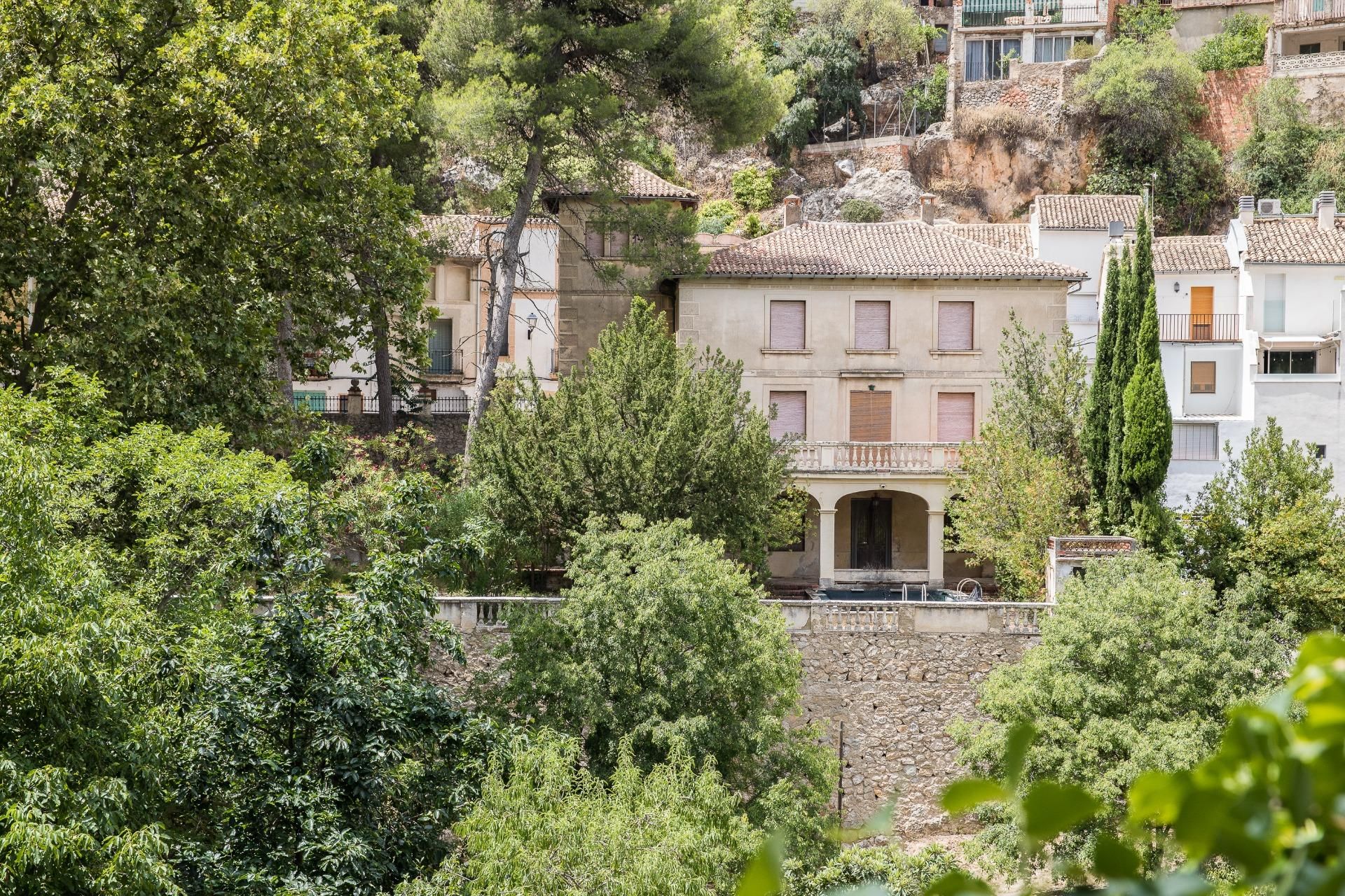 Vista exterior de Casa o xalet en venda en Agres amb Jardí privat, Terrassa i Traster