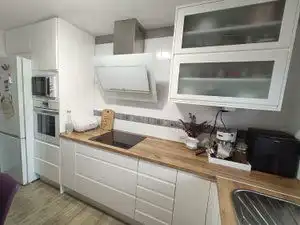 Cuina de Casa o xalet en venda en Ciudad Real amb Aire condicionat, Jardí privat i Terrassa