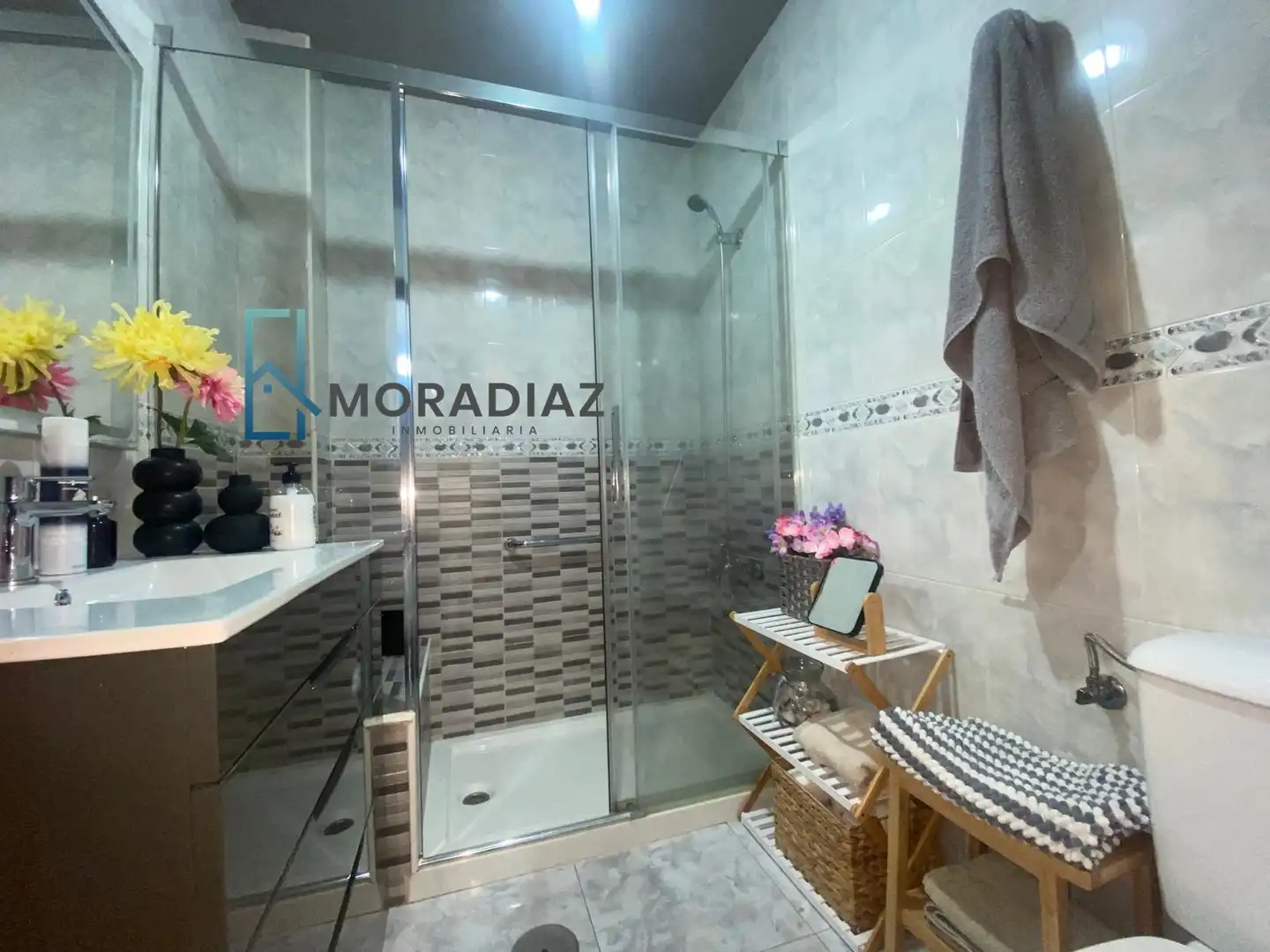 Baño de Dúplex en venta en Don Benito con Aire acondicionado, Trastero y Balcón