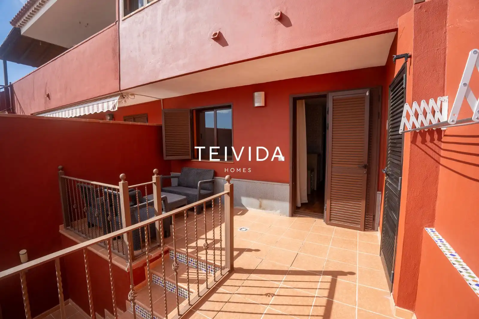 Terrasse von Wohnung zur Miete in Adeje mit Klimaanlage, Terrasse und Möbliert