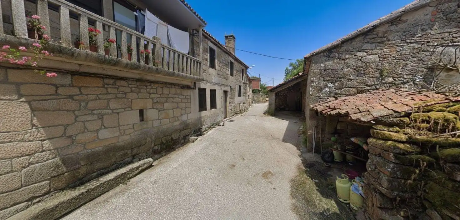Vista exterior de Casa o chalet en venta en Rodeiro con Jardín privado y Amueblado