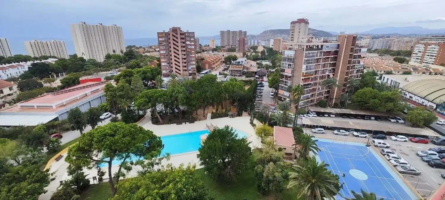 Swimming pool of Flat for rent in Alicante / Alacant  with Terrace, Furnished and Oven