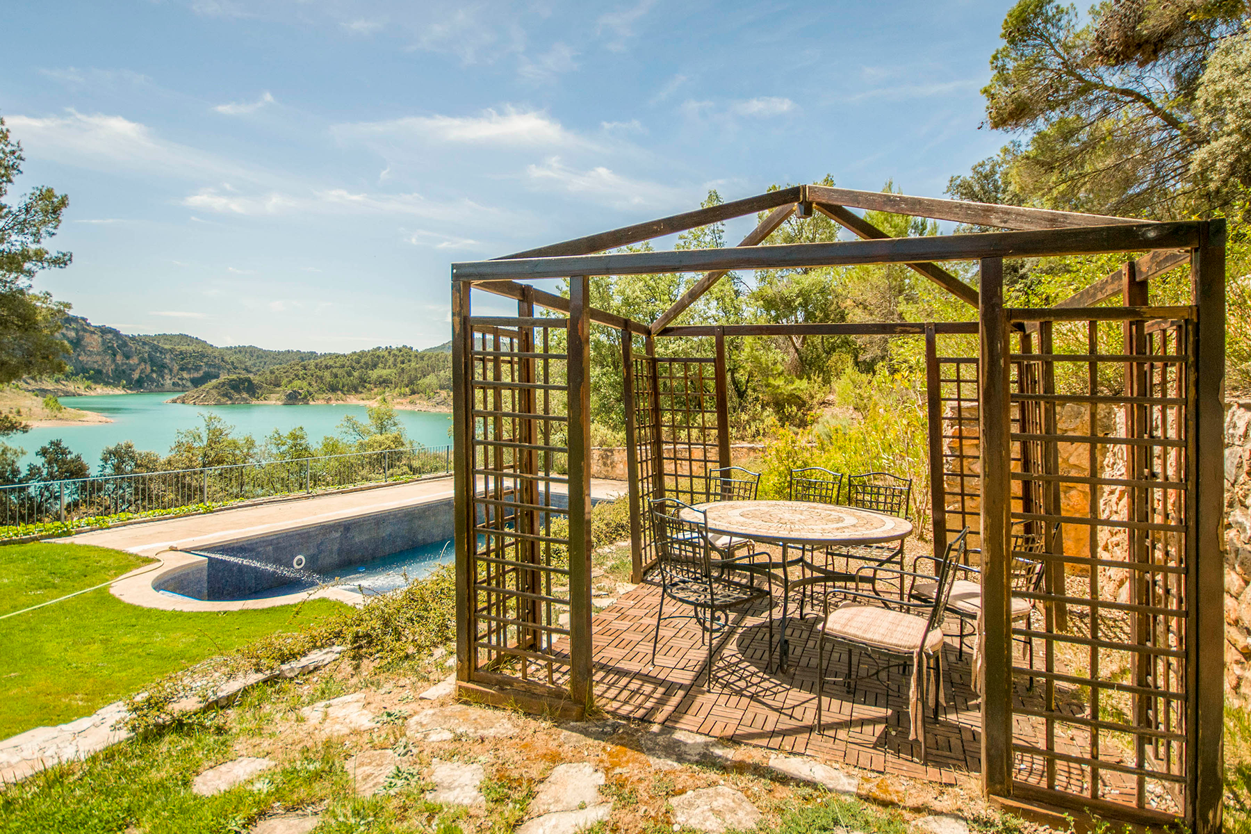 Terrassa de Finca rústica en venda en Jadraque amb Calefacció, Jardí privat i Terrassa