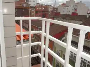 Balcony of Flat for rent in Gijón   with Heating, Parquet flooring and Oven