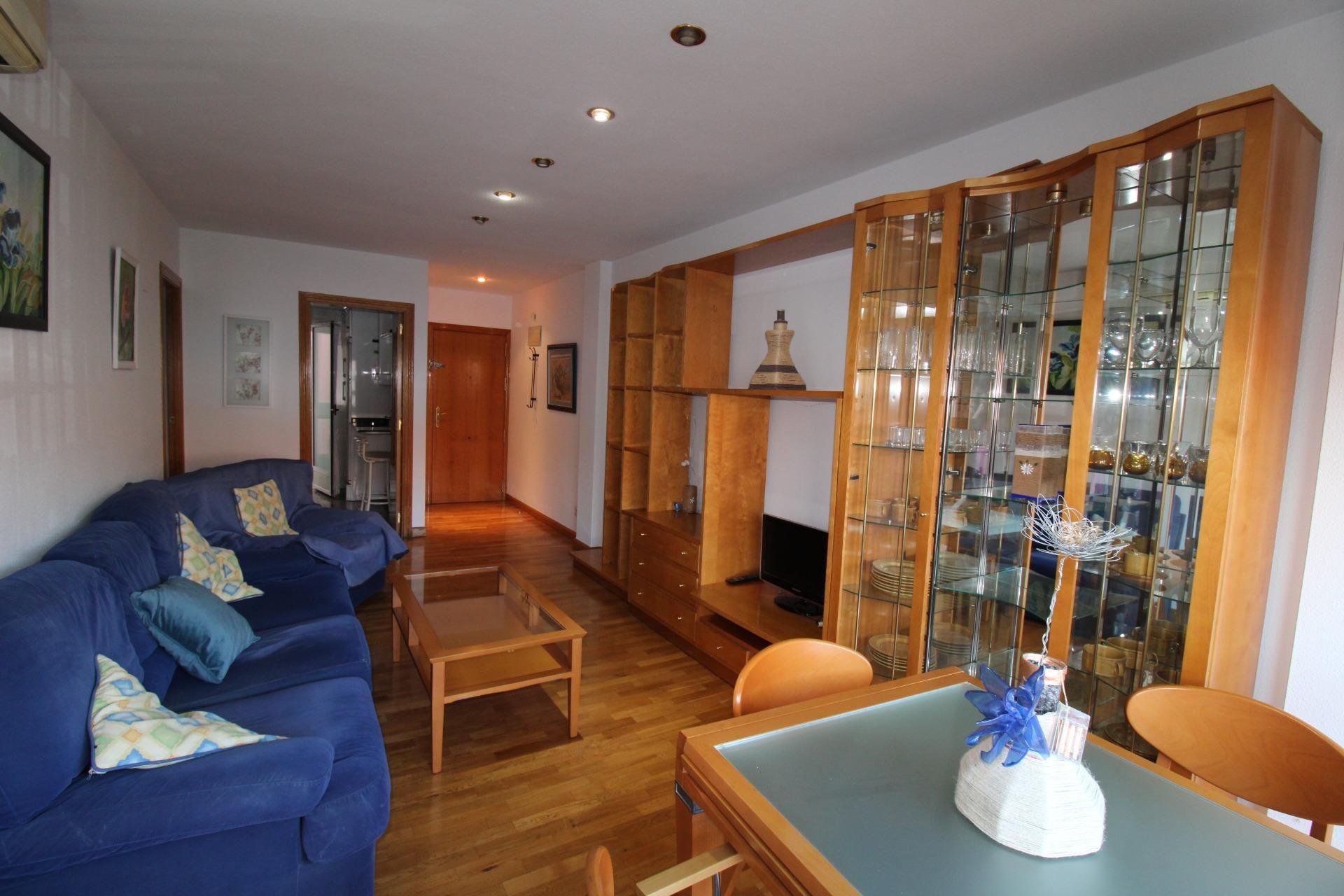 Sala d'estar de Pis de lloguer en  Murcia Capital amb Parquet, Terrassa i Traster